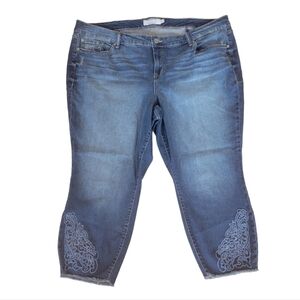 Torrid Blue Ankle & Cropped Jeans